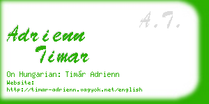 adrienn timar business card