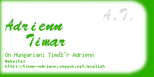 adrienn timar business card